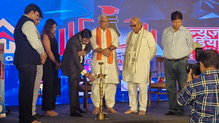 न्यूज इंडिया 24×7 चैनल के “ज्ञानोदय कॉनक्लेव राजस्थान” का हुआ शुभारंभ,चेयरमैन शैलेंद्र शर्मा व डायरेक्टर डॉ.अवंतिका शर्मा की उपस्थिति में हुआ कार्यक्रम