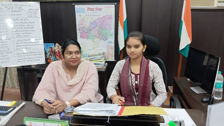 मेरठ में छात्रा बनी एक दिन की सीडीओ,हाई स्कूल में दूसरा स्थान पाने पर मिला मौका,IAS अधिकारी डॉ नूपुर गोयल ने की सराहना