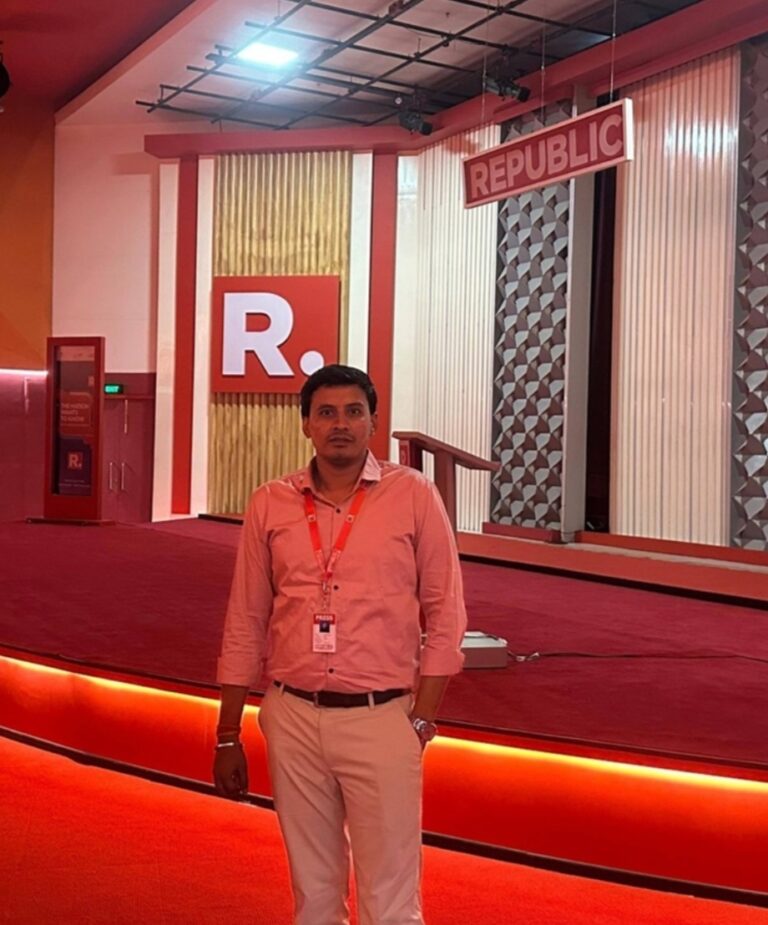 रिपब्लिक भारत न्यूज चैनल में इस्तीफों का दौर जारी,शिवम कुमार ने दिया इस्तीफा,जल्द करेंगे नए संस्थान में बड़ी शुरूआत