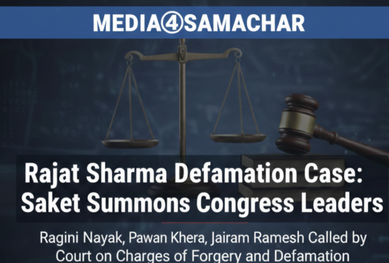 India Tv के चेयरमैन रजत शर्मा द्वारा दायर मानहानि केस मामले में रागिनी नायक समेत 3 कांग्रेस नेताओं को कोर्ट का बुलावा,’जालसाजी’ का भी आरोप