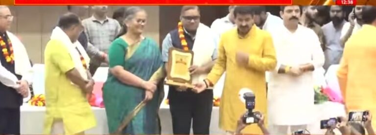 Nation27 चैनल के मैनेजिंग एडिटर व COO देवकीनंदन मिश्रा ‘भोजपुरी गौरव सम्मान’ से सम्मानित