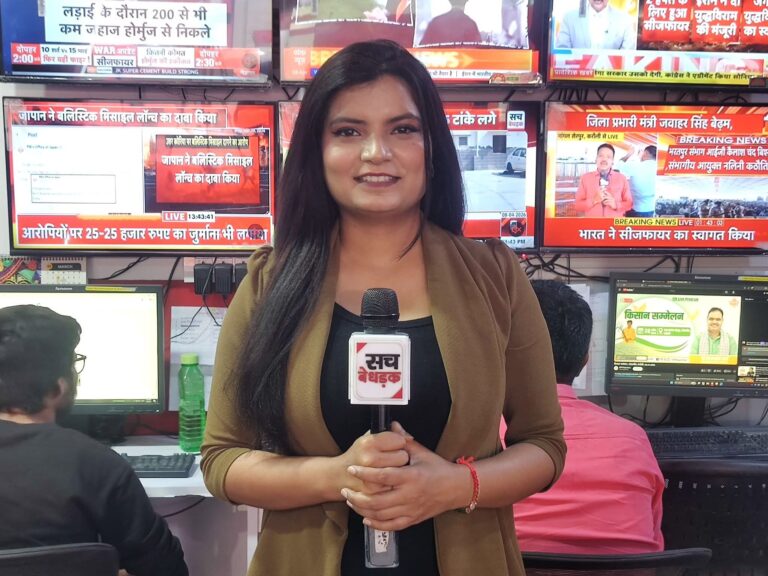 सच बेधड़क के बाद नेटवर्क 10 न्यूज चैनल में नजर आएगी न्यूज एंकर मानसी जैन